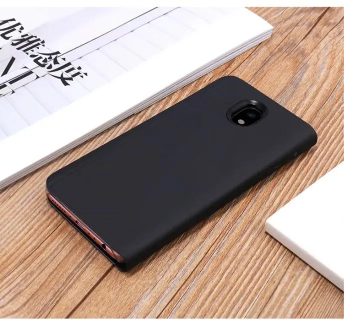 Clear View Flip Cover для samsung J5 2017 Евразийская версия Чехол оригинальное зеркало Экран