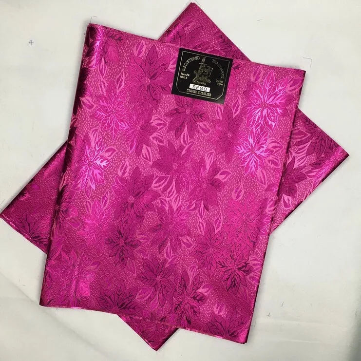 Африканский головной убор Fuschia розовое нигерийское геле 2 шт./упак. SEGO BEITEX лучшее