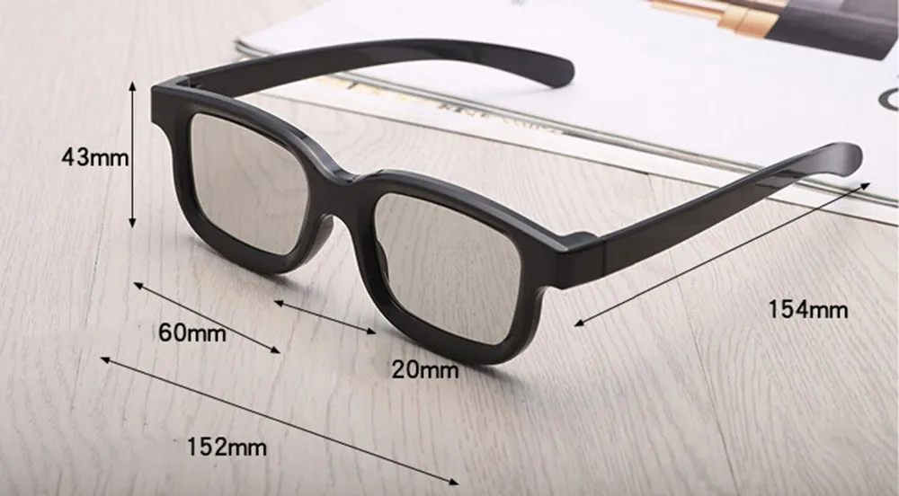 Sanchow 5 Pairs of Universal Passive 3D Glasses for all TVs Cinema and Projectors such as Panasonic Sony Mon | Электроника