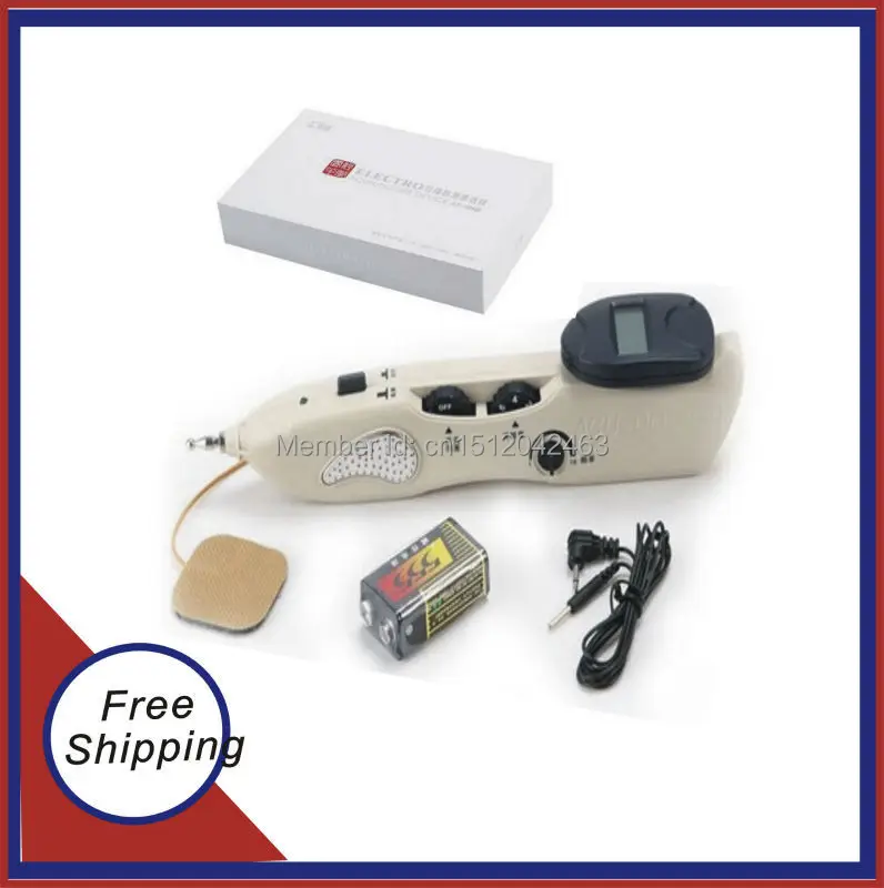 Massage pen magic laser acupuncture electronic Meridian automatically find acupressure therapy|pen kid|pen meterpen steel |