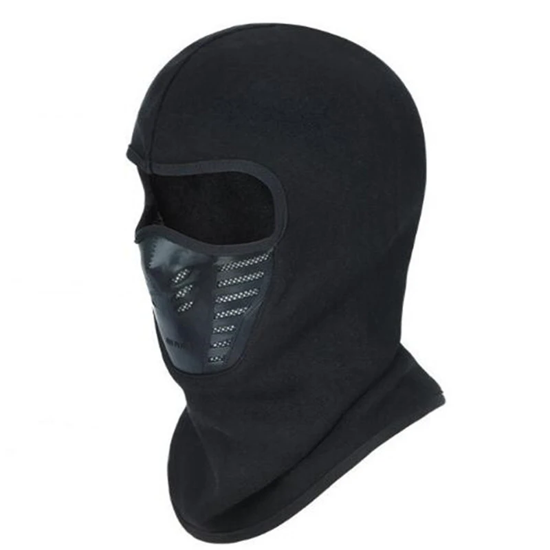 Windproof Skullies Beanies for Men Women Full Face Mask Autumn Winter Hat Breathable Fleece Balaclava