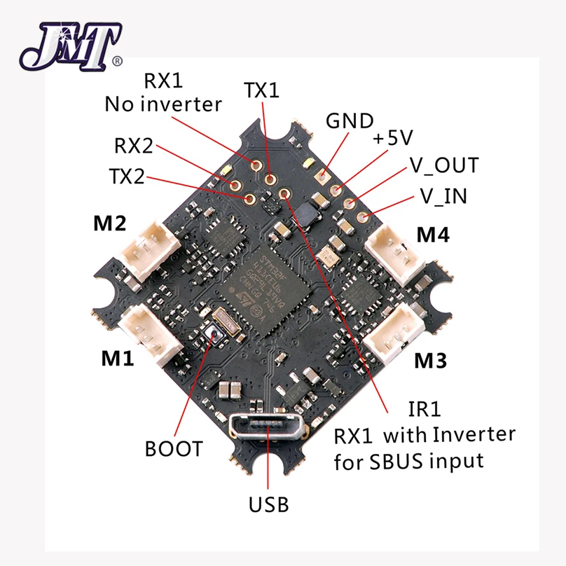 Полный набор аксессуаров для дрона JMT Mobula 7 V3 FPV рамка Crazybee F4 PRO VTX SE0802 мотор Turbo Eos2