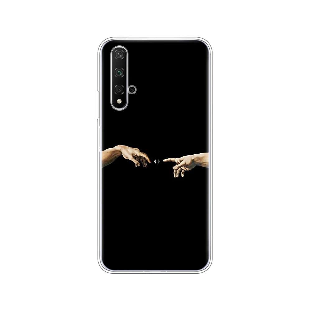 80183 Чехол для Honor 20, силиконовый чехол на заднюю панель, чехол для телефона Huawei Honor 20 Pro Lite Honor20, YAL-L21, YAL-L41, роскошный мультяшный рисунок - Цвет: 80183