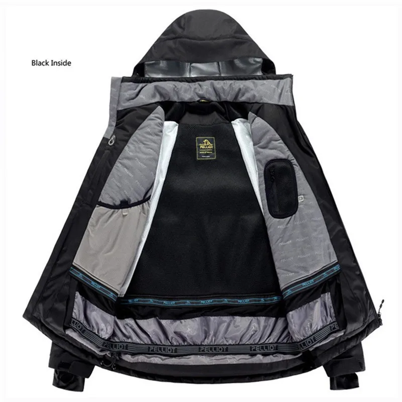 Пелльо Лыжная куртка Для мужчин высокое качество сноуборд Водонепроницаемый