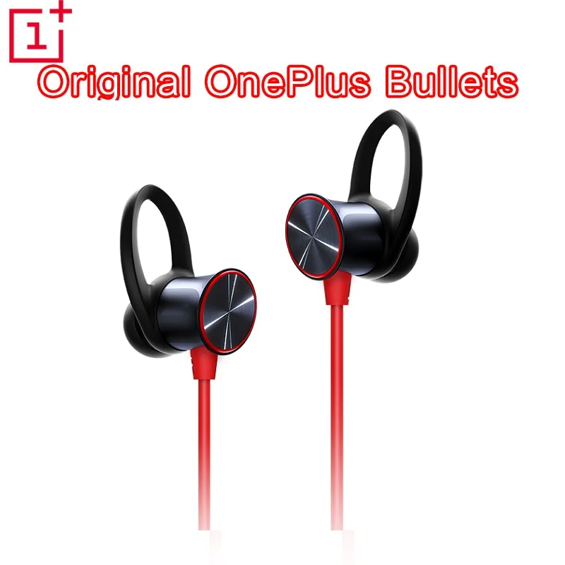 Bullets 1 Red OnePlus Bullets беспроводной 2 пули 1 Наушники AptX Гибридный Магнитный контроль помощник Быстрая зарядка для Oneplus 7 Pro 7 - Цвет: Bullets 1 Red