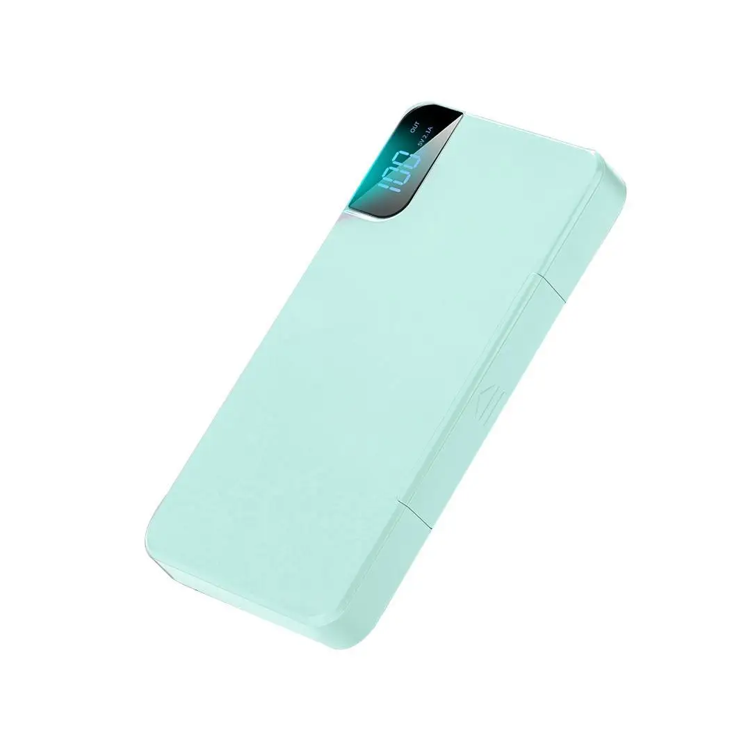 8000mAh Large Capacity Power Bank Portable Digital LCD Display Mobile Charger External Battery With Adjustable Phone Holder | Мобильные