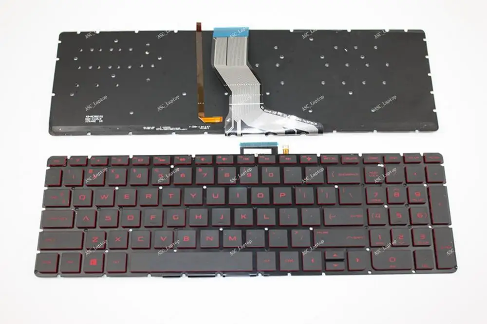 Новая английская клавиатура для HP Omen 15 ax013dx ax023dx ax033dx ax039nr ax043dx ax210nr с красной