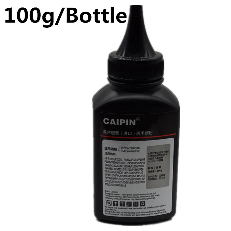 388A 100g черный Заправка лазерный тонер Наборы для P1003 P1004 P1005 P1006 P1009 P1505 1505N M1120 M1522N M1522NF принтер - Цвет: 1 Bottle