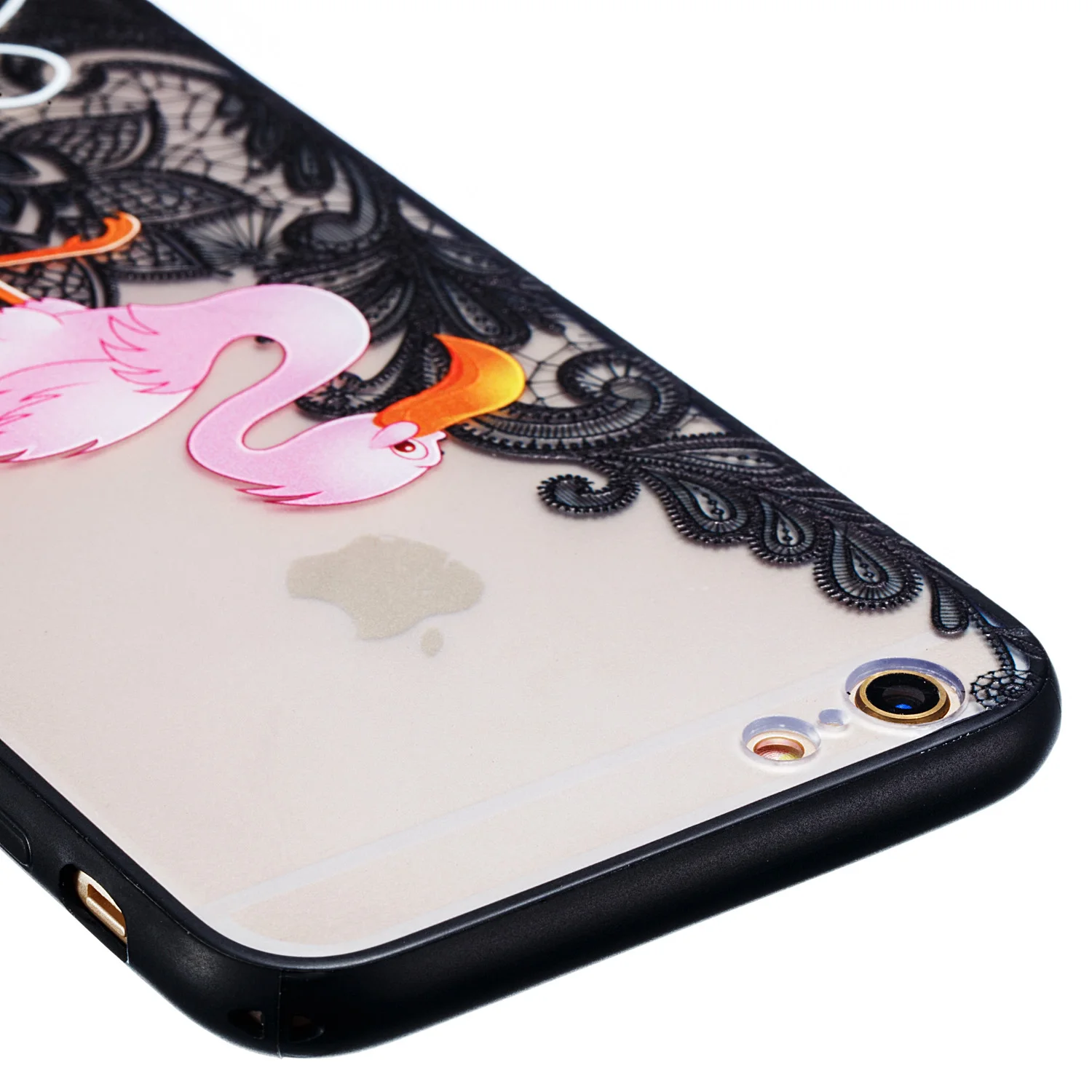 Тиснением пластичный чехол из термополиуретана силикона для Apple iPhone 6 Чехол 6S Plus +