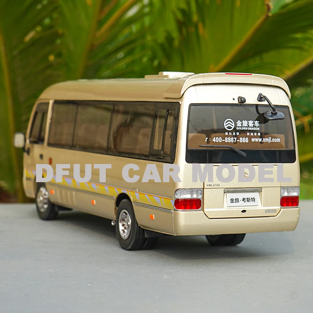 diecast 1:24 Alloy Pull Back Toy Koste BUS Car Model Of Children's Toy Cars Original Authorized Authentic Kids Toys