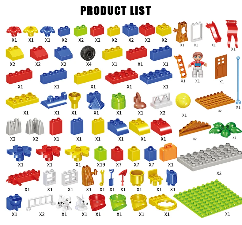 Красочные строительные блоки сделай сам дом крыша частицы кирпичный замок