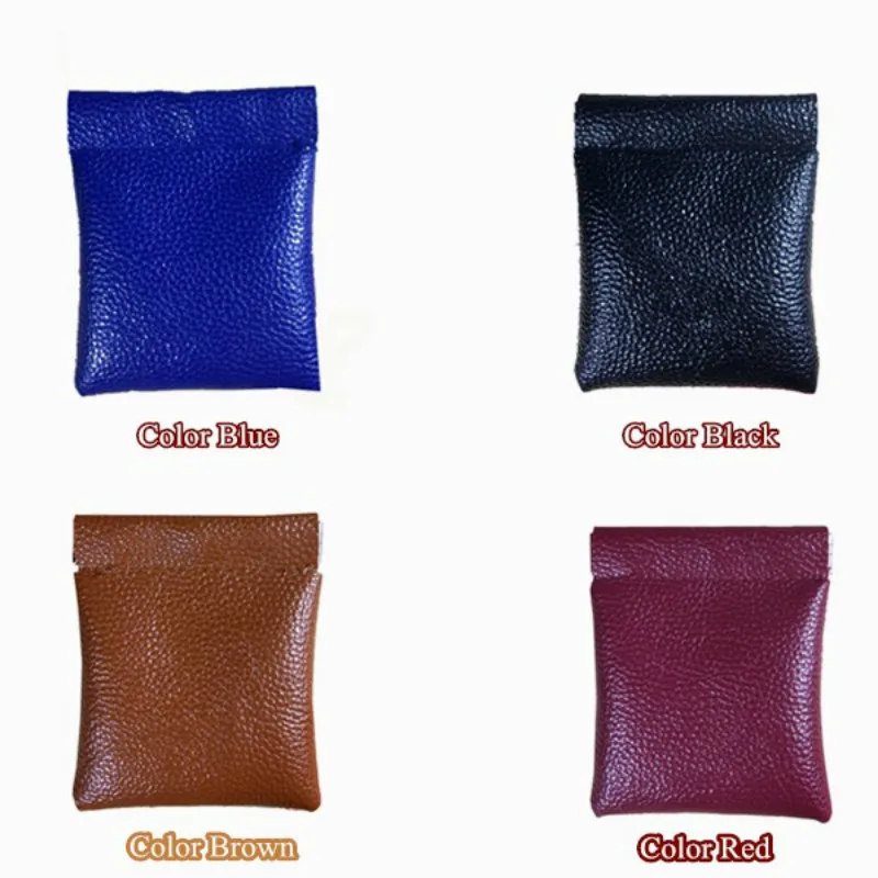 2018 новый модный однотонный кошелек из искусственной кожи для монет женщин и