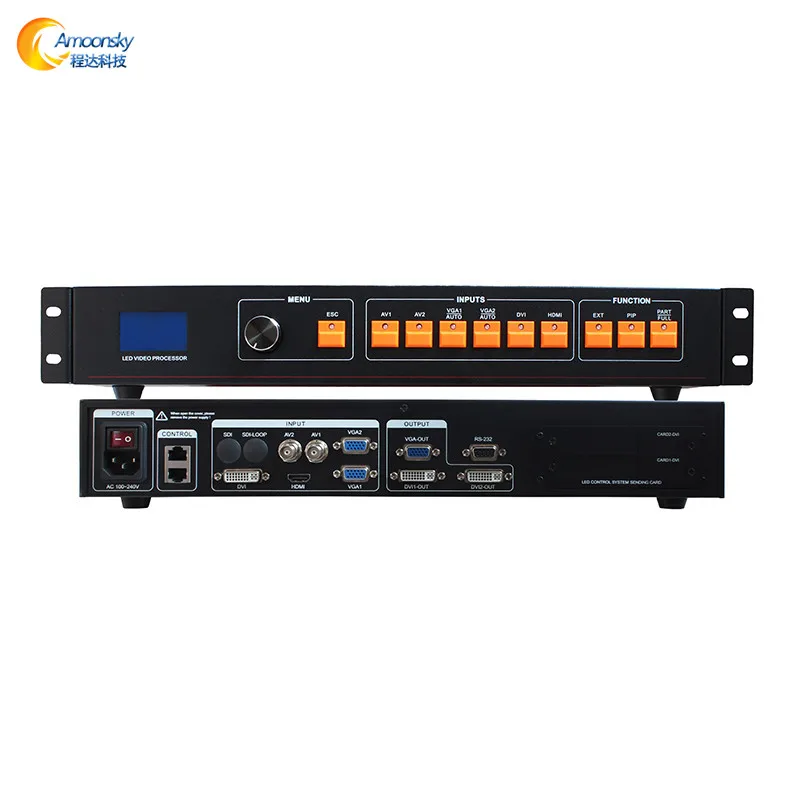 

AMS - LVP506 led video processor with 2 nova msd300 send card use for indoor music event stage rental led display 500*500mm p2.6