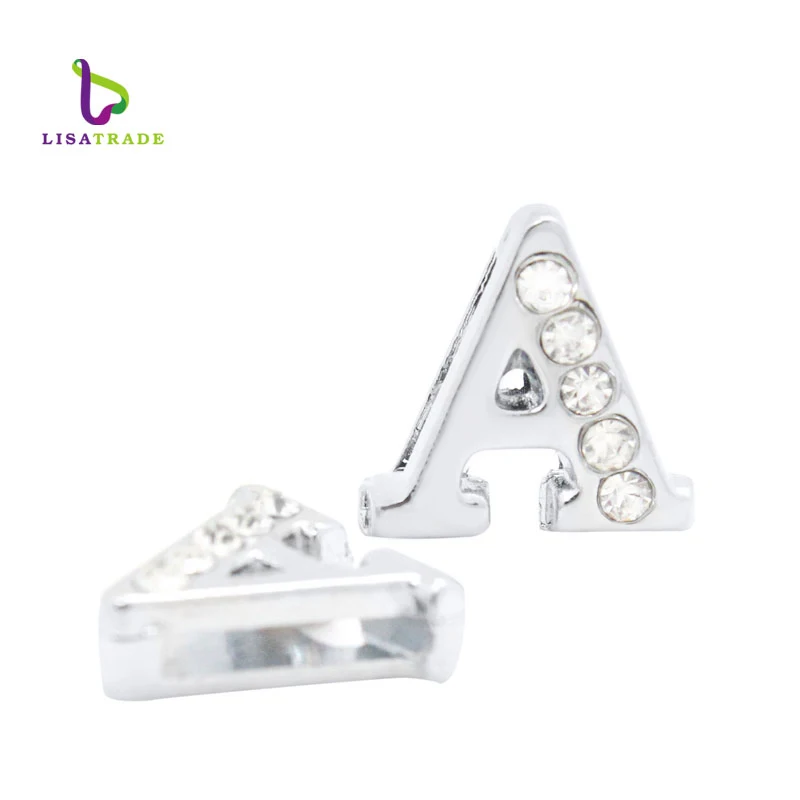 1300 шт. 8 мм цинковый сплав Английский алфавит аксессуары для браслета подвески