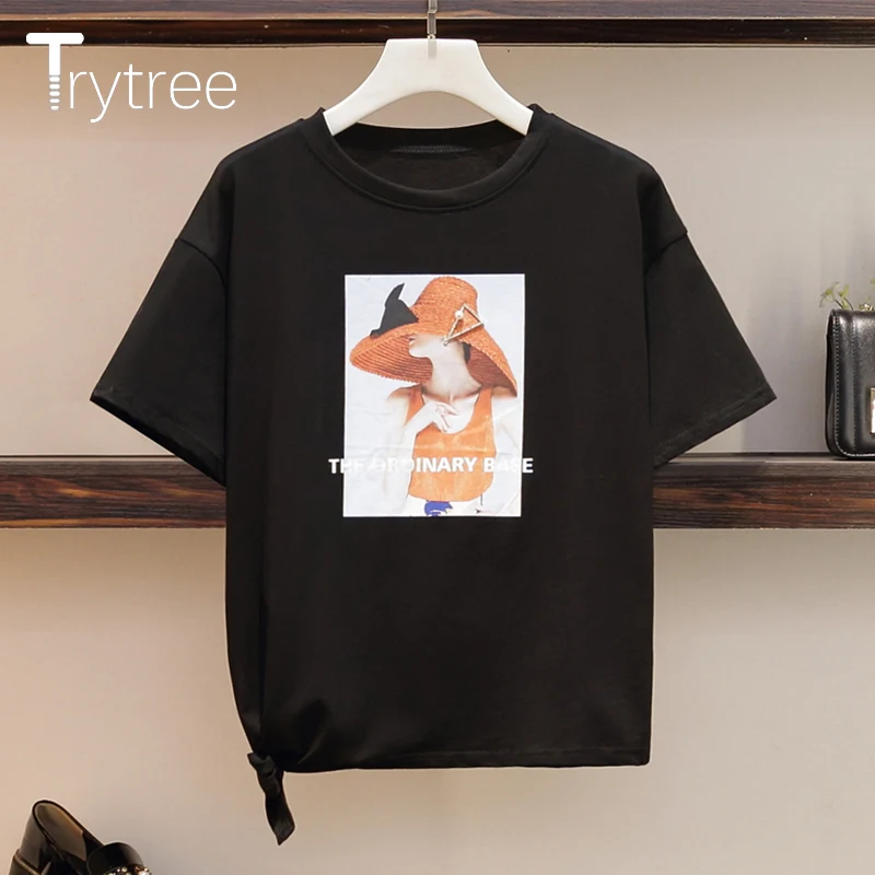 Trytree летний женский костюм из двух предметов Повседневное с О образным вырезом