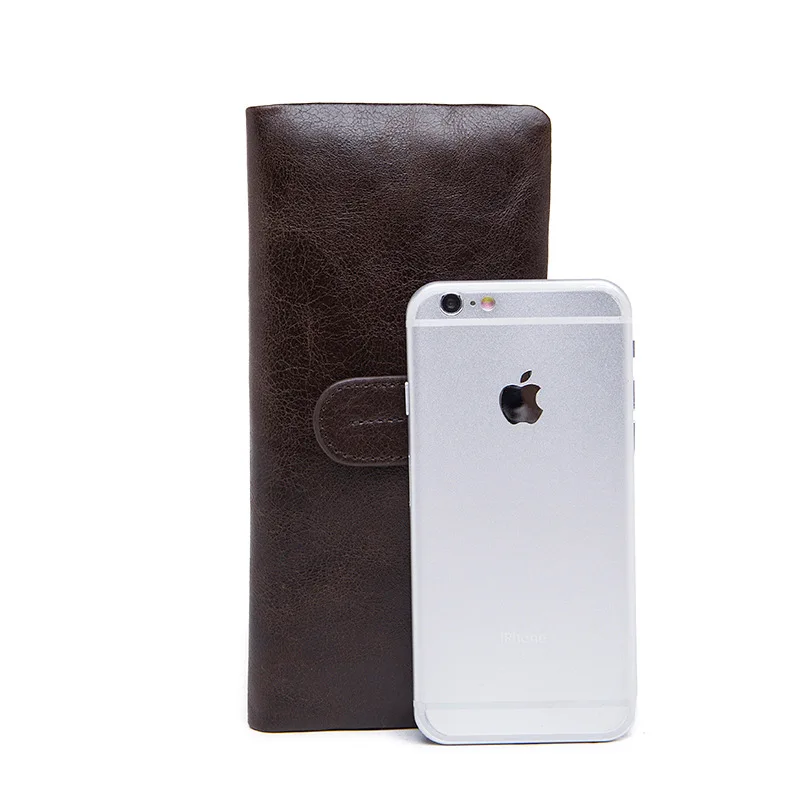 Мужской кожаный кошелек кошельки с отделениями для монет мужской из коровьей