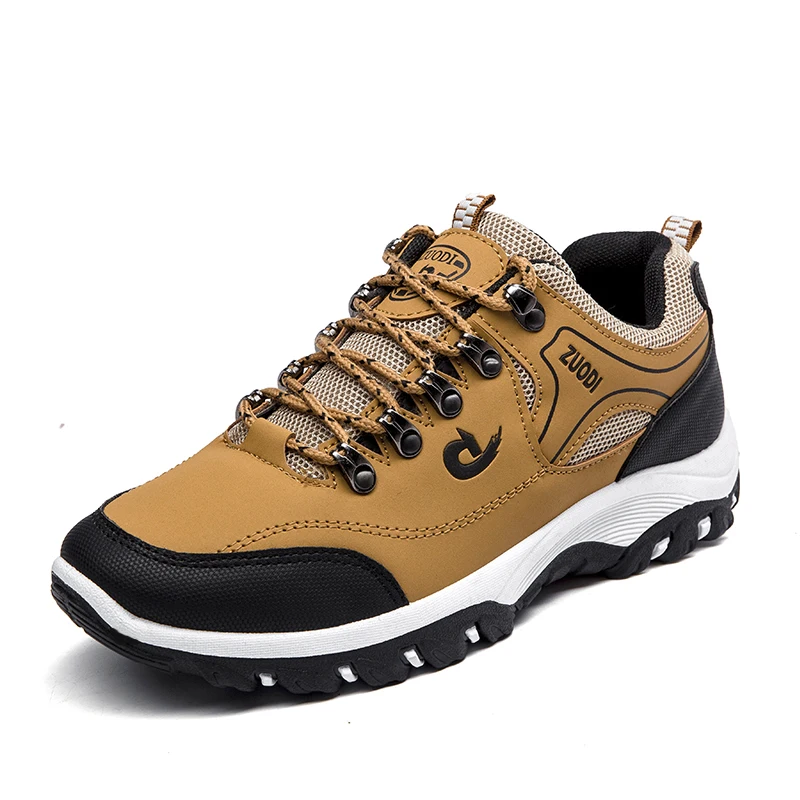 Spring Autumn Men Casual Shoes Breathable Plus Size PU Leather Upper Durable Rubber Outsole Lace-up Footwear | Обувь