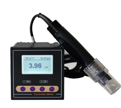Промышленные pH ORP Управление Измеритель цифровой 0.02pH 1mV верхней и нижней предел