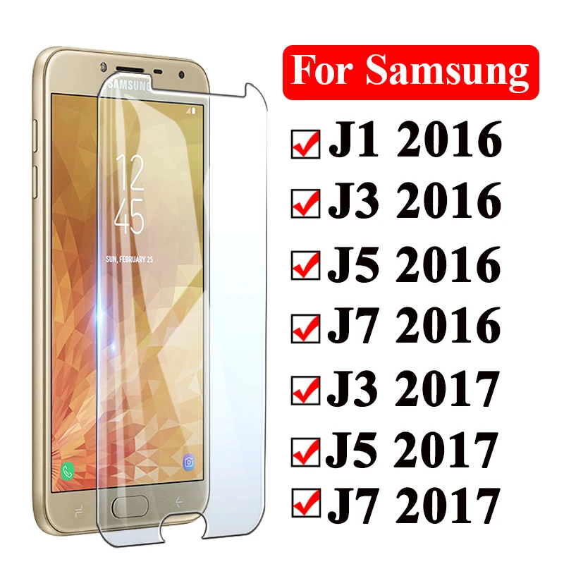Стекло для samsung galaxy j5 2017 закаленное j3 2016 защита экрана j7 j1 защитный чехол samsun galax j 1