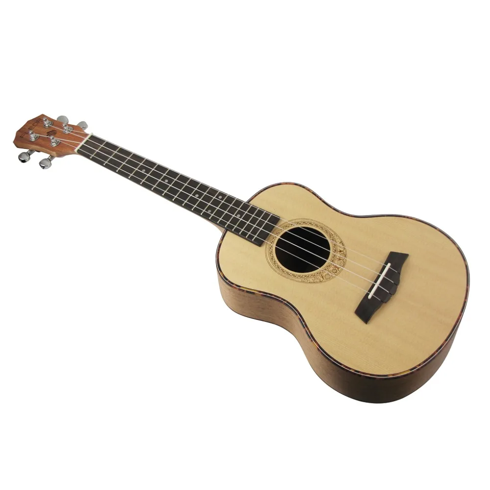 FLEOR Tenor Ukulele 26'' Spruce 4 Strings Hawaii Guitar &amp Tuner Digital Bag Accessories Kits | Спорт и развлечения