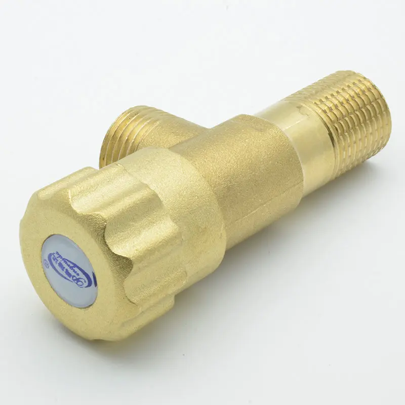 Весенне летний античный латунный треугольный клапан аксессуары для ванной 1/2*1/2