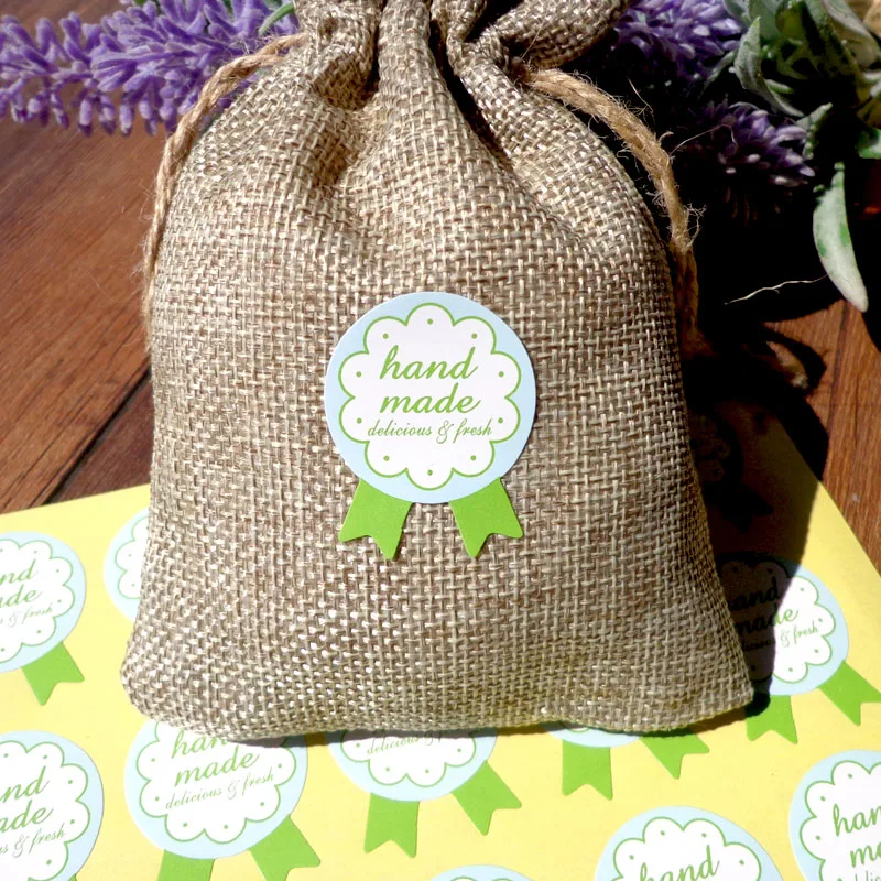 102 шт. бумажная наклейка в форме медали зеленая герметизирующая ручной работы