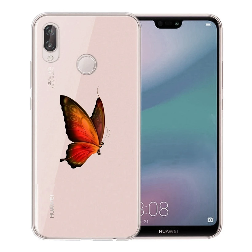 Case For Huawei Honor 7A 8A 8X 8C 9 10 Mate 20 P9 P10 lite/P8 Lite Y5 II Nova 3 Soft Paint Butterfly Pineapple Cover AC645 |