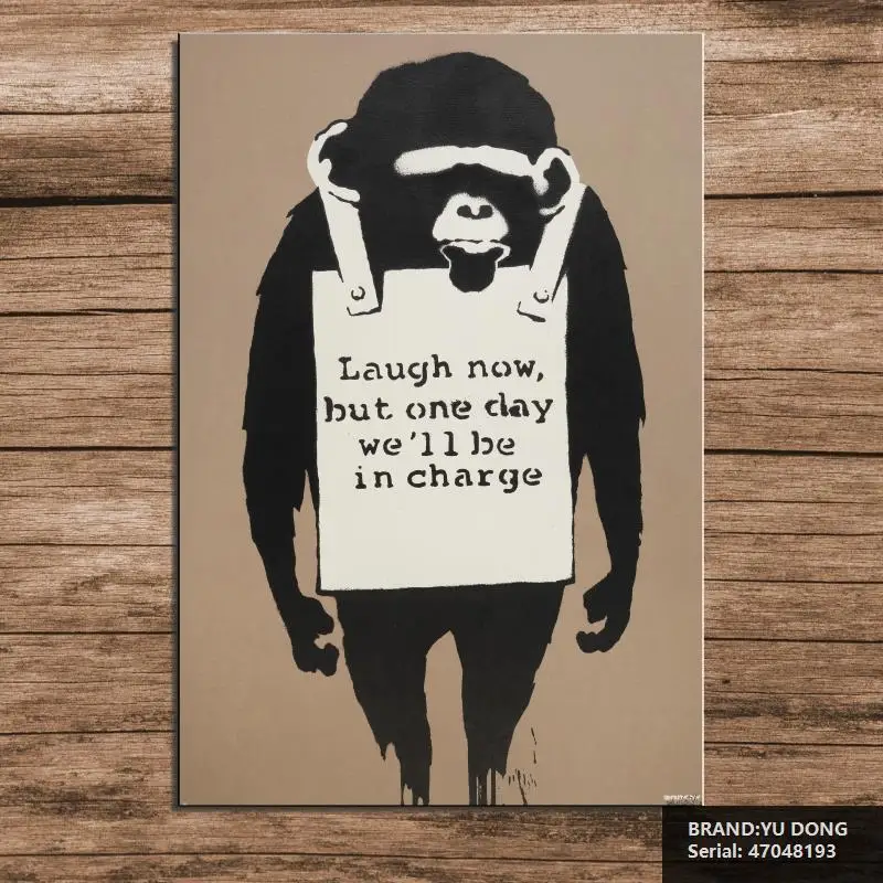 Искусство Бэнкси современный художественный Портрет Абстрактная Живопись