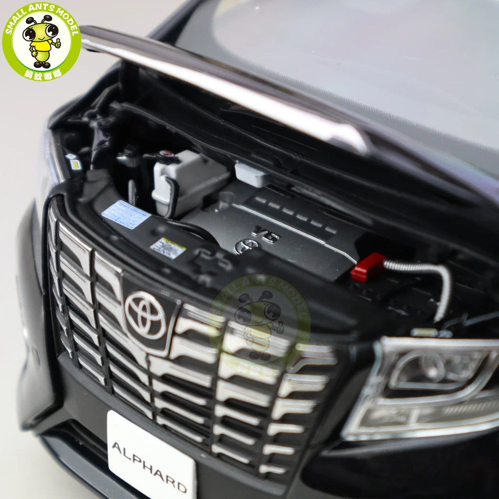 1/18 ALPHARD MPV литая под давлением Модель автомобиля игрушки дети мальчик девочка Подарочная коллекция черный