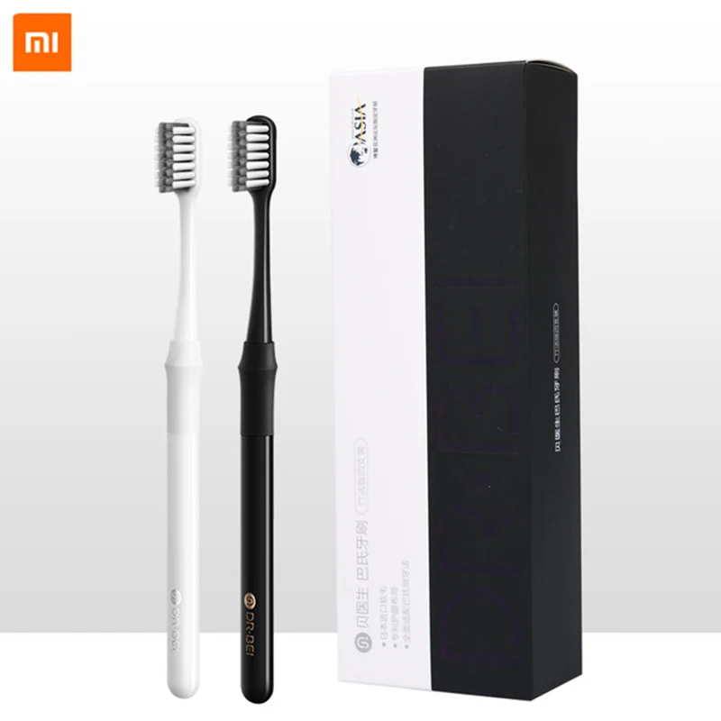 Xiaomi mijia Doctor B Tooth Mi Bass метод улучшенная щетка для пары включая дорожную коробку |