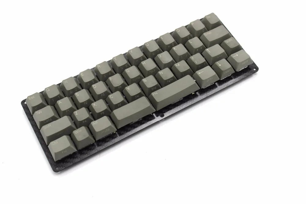 YMDK 40% заказной толстый профиль PBT Cherry OEM набор ключей для AMJ40 милая механическая