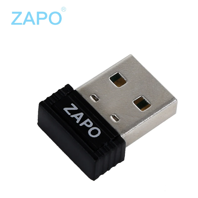 USB адаптер ZAPO Mini 2.4G WIFI 150 Мбит / с 802.11n g b Сетевая карта встроенная в антенну для всех