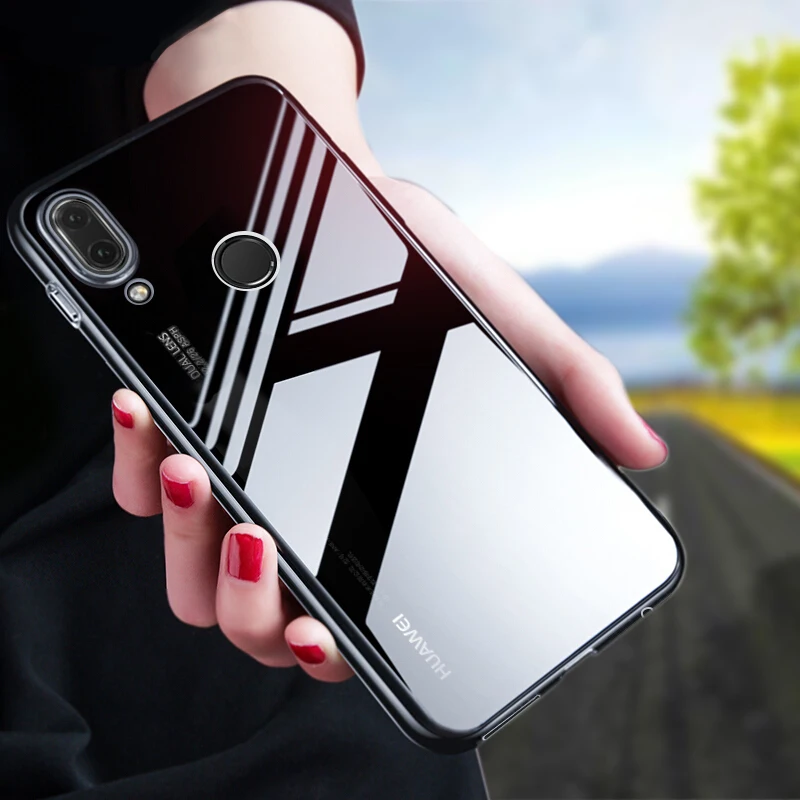 Прозрачный силиконовый мягкий чехол из ТПУ с принтом &quotдля huawei P20 Por P10 P8 Lite 2017