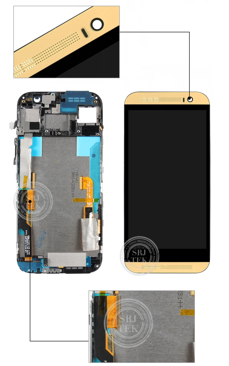 " 1920X1080 дисплей для htc ONE M8 ЖК сенсорный экран с рамкой M8 дисплей дигитайзер сборка запасные части 831c