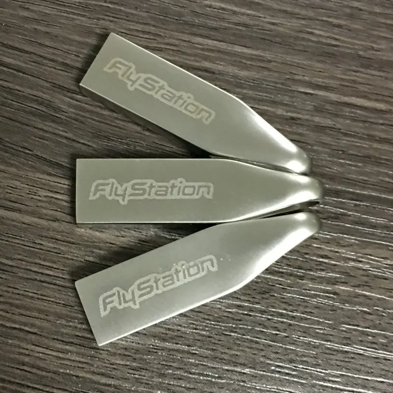 Более 10 шт. Бесплатный Пользовательский логотип металлический Usb флэш накопитель