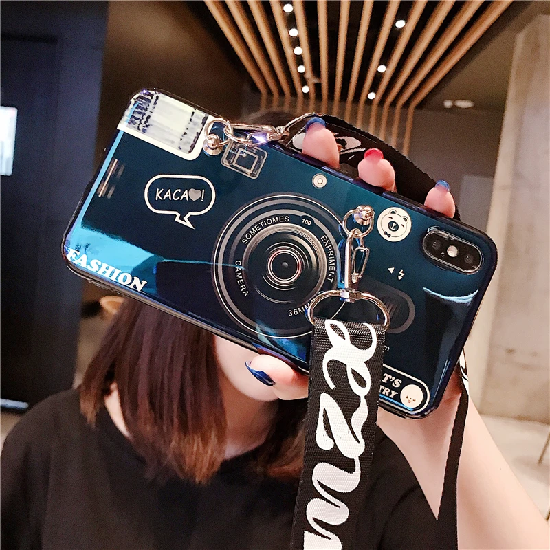 Snzvok Camera Case With strap Holder For Huawei P30 P20 Lite P10 P9 Plus Mate 8 9 10 20 Pro Nova 2 3 4 2S 3i 3E 4E Cover |