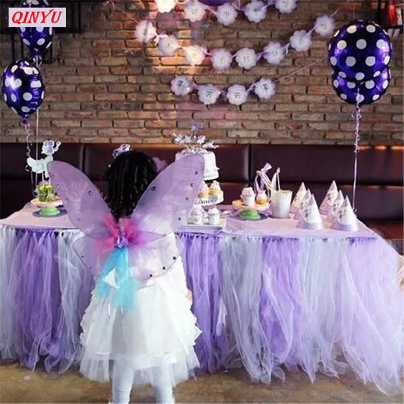 Свадебное украшение 22x15 см органза с прозрачным марлевым элементом скатерть из