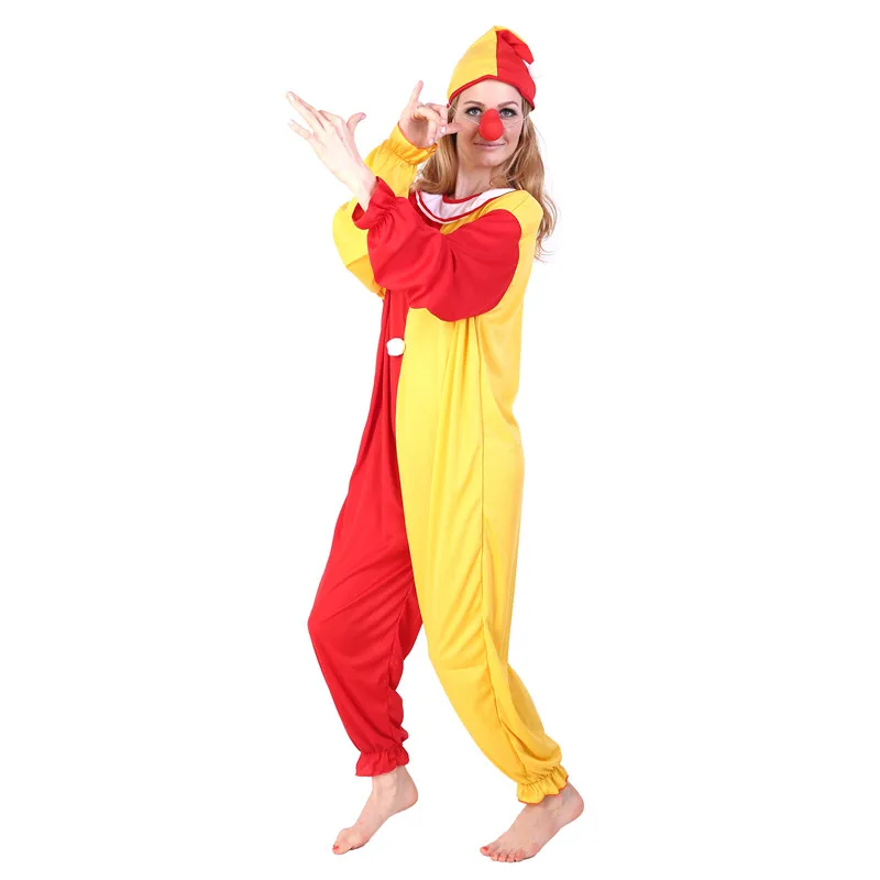 Cosplay Anime Women Circus Magic Show Clown Costume Christmas Adult Womens Variety Funny Party Jumpsuit Halloween Accessories |