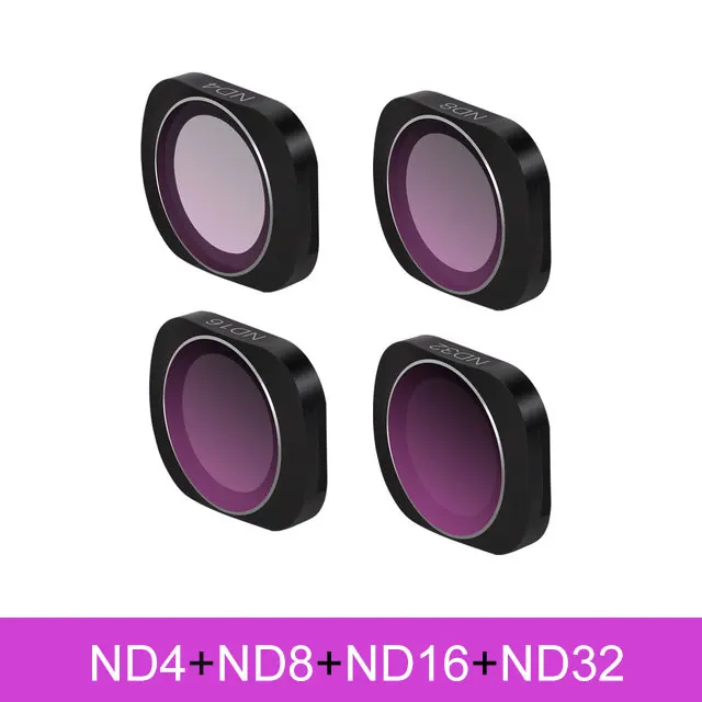 Золотой MCUV CPL NDPL ND64-PL ND32-PL ND4 ND8 фильтр для объектива камеры комплект для DJI OSMO Карманный карданный держатель аксессуары DJI OSMO карманный фильтр - Цвет: Золотой