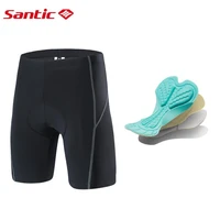 santic coolmax 4d padded cycling shorts shockproof mtb road bike shorts reflective bicycle short pants bermuda ciclismo s xxxl