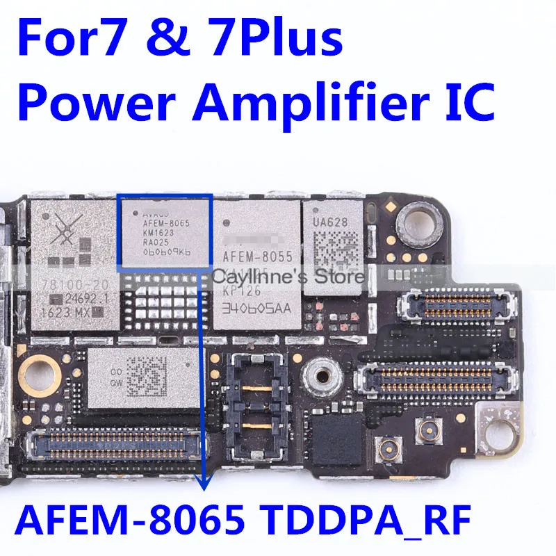 10 шт./лот AFEM 8065 TDDPA_RF для iPhone 7 & Plus усилитель мощности IC MB HB TDD PA chip|Платы мобильных