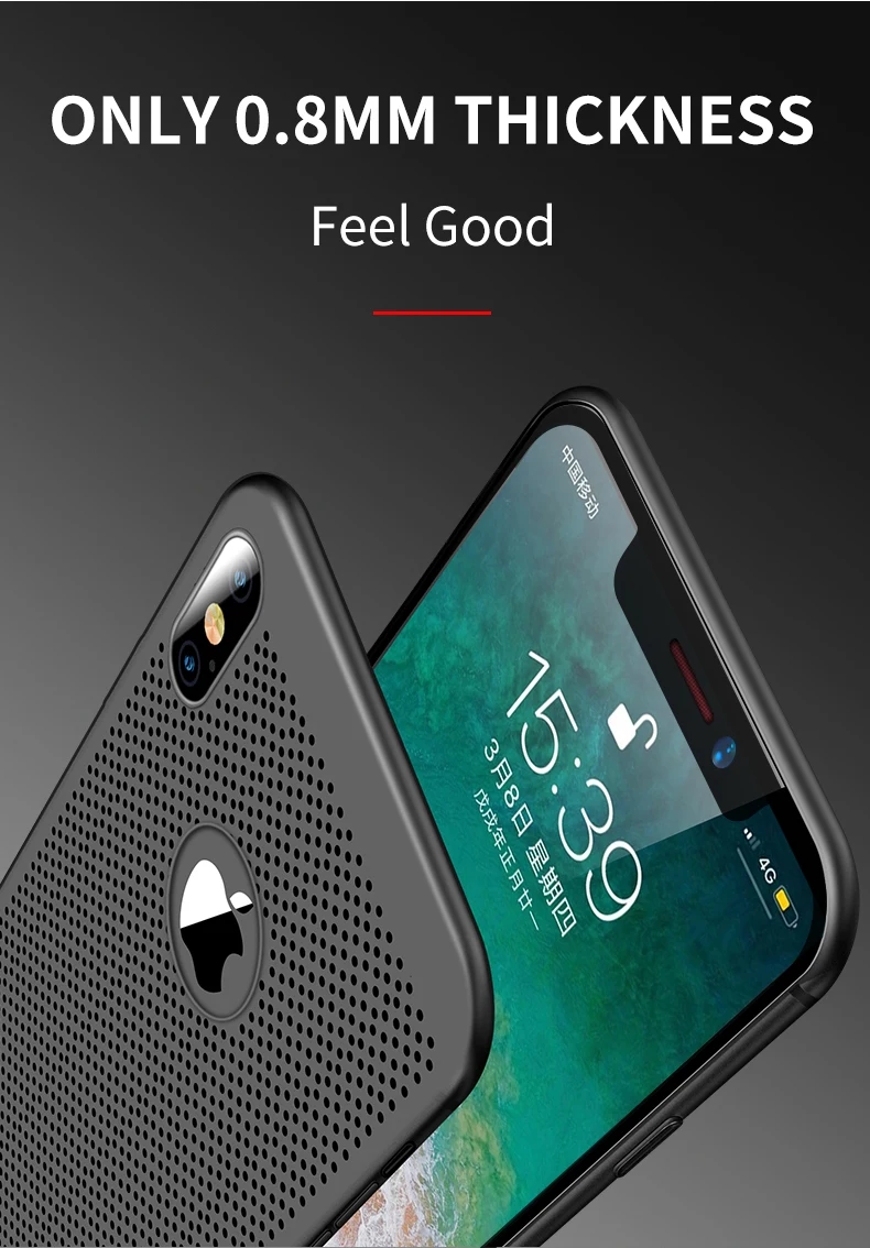 IHaitun, роскошный дышащий чехол для iPhone XS MAX, XR, X, чехол s, полые, отвод тепла, задняя крышка для iPhone X 10, 7, 8 Plus, Жесткий ПК