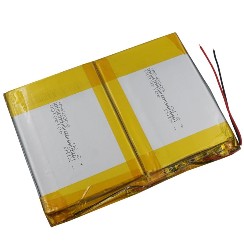 XINJ 3,7 V-7,4 V 3000 mAh-6000 mAh литий-полимерная аккумуляторная батарея литий-ионный Литий-полимерный элемент для gps портативный dvd планшет PC 40140100