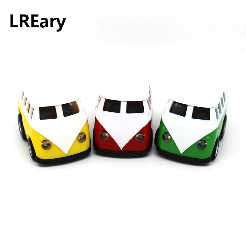 Милая модель автомобиля T1 RV транспортер автобусная ручка привод мини-грузовик