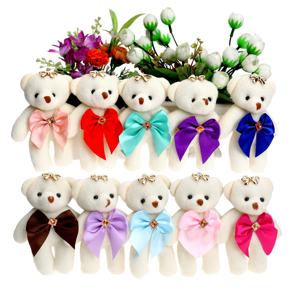 Для Рождественский подарок конфеты лук медведь плюшевые игрушки | Мягкие игрушки животные -32791054450