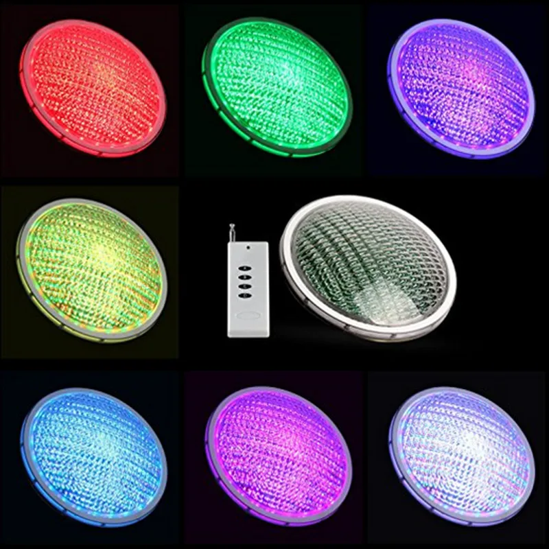 Par 56 IP68 RGB бассейн светодиодная лампа подводный фонарь подсветка воды Освещение бассейна rgb светильник фонтан для пруда подводные фонари для бассейнов