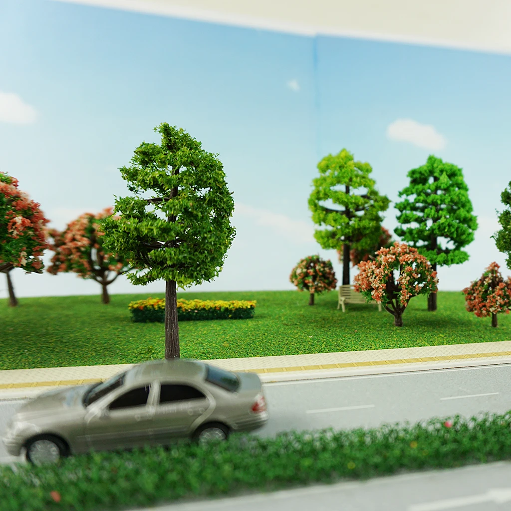 70 шт. модель 3 9 см макет поезда железная дорога военный пейзаж пейзаж|Наборы для