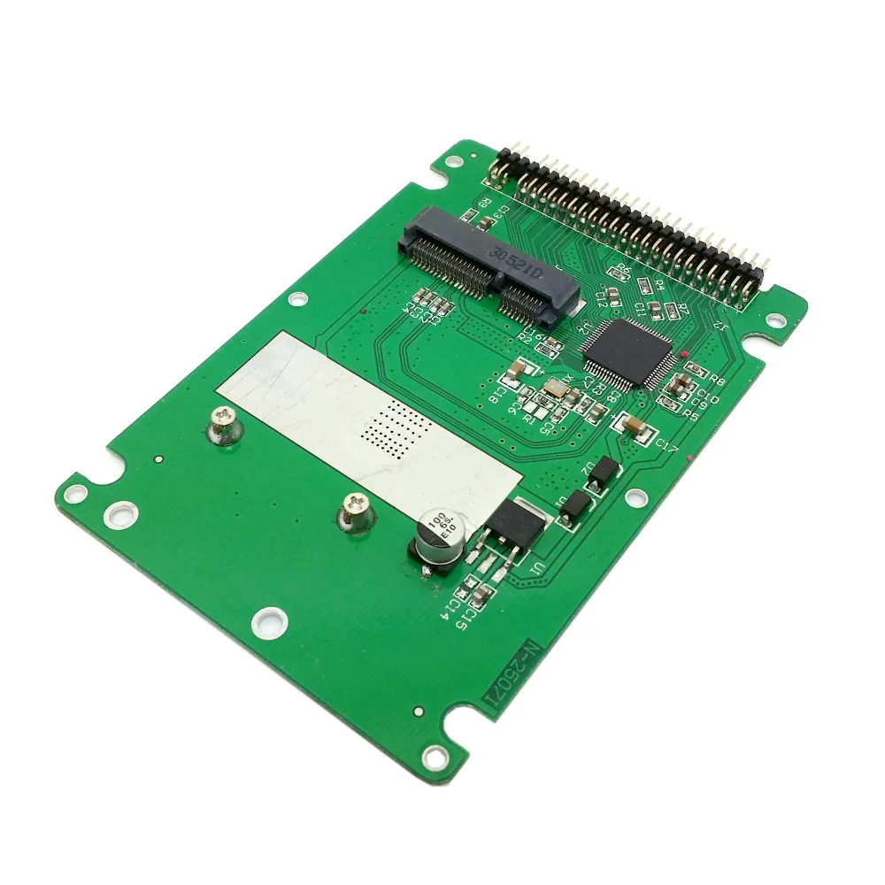 MSATA mini PCI E SATA SSD до 2 5 дюймов IDE 44pin чехол для ноутбука жесткого диска белый корпус|mini