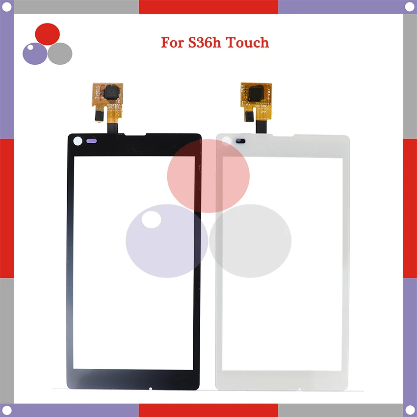 50 шт./лот Высокое качество для Sony Xperia L S36H C2105 C2104 сенсорный экран панель сенсор