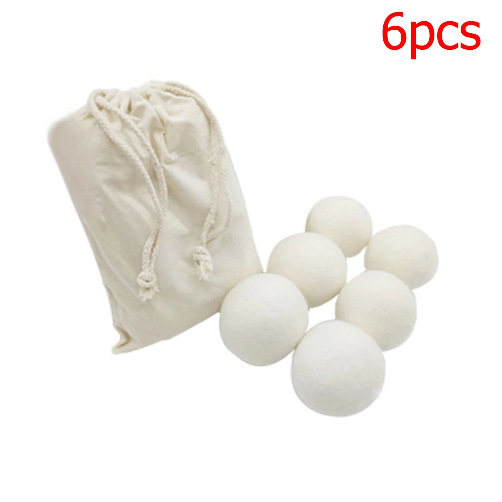 6 шт./компл. шерстяная сушилка для белья|Шарики и диски стирки| |